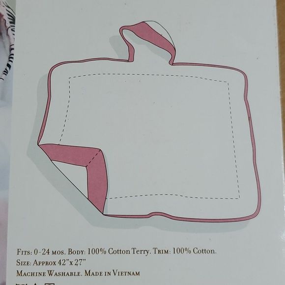 Bebe au Lait baby hooded towel NEW * - Picture 4 of 4